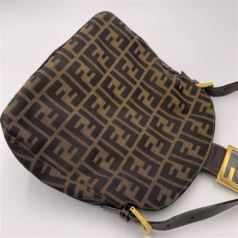 fendi zucca small crossbody bag|fendi vintage zucca shoulder bag.